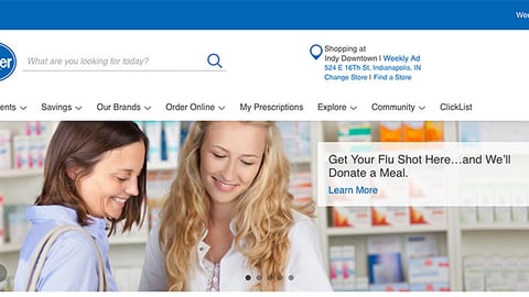 Kroger 'Get Your Flu Shot Here' Carousel Ad