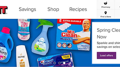 Ahold P&G 'Spring Cleaning Starts Now' Carousel Ad