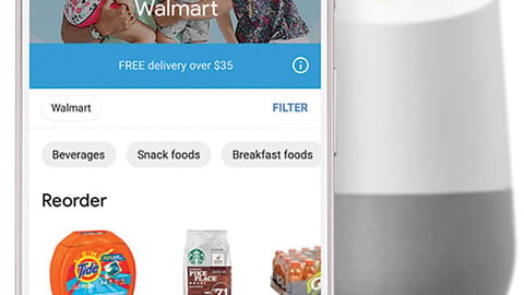 Google Assistant Allows Ordering from Walmart