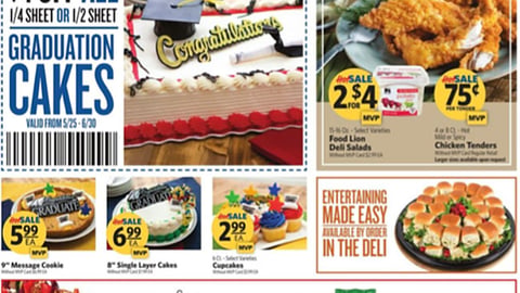 Food Lion Graduation Features