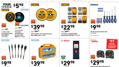 Lowe's 'Great Gifts for Dad' Feature