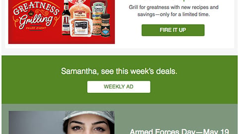 Publix 'Seize the Spatula' Email Ad