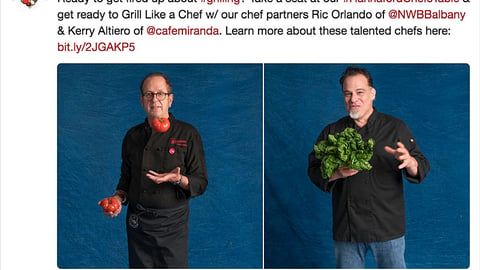 Hannaford 'Grill Like a Chef' Twitter Update
