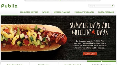 Publix 'Grillin' Days' Carousel Ad