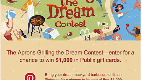 Publix 'Grillin' the Dream' Email