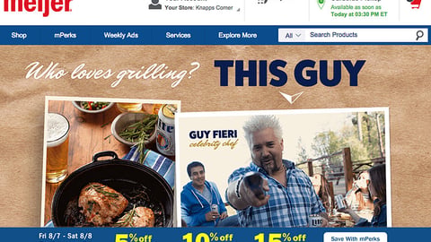 Meijer Miller Lite 'This Guy' Leaderboard Ad