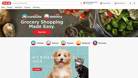H-E-B 'Pet Event' Banner Ad