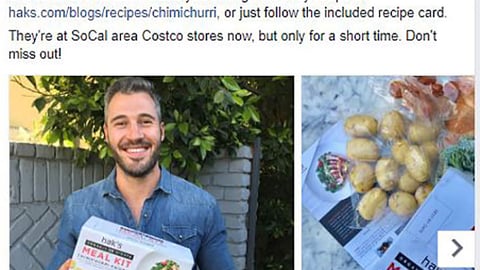 Hak's Costco 'Big Reveal' Facebook Update