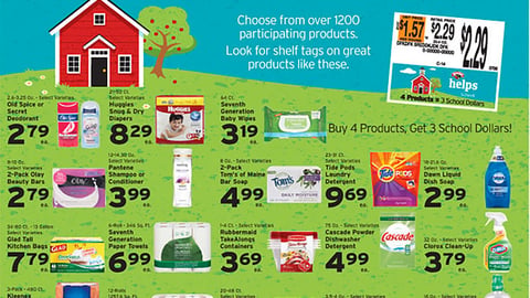 Hannaford '1,200 Participating Products' Features