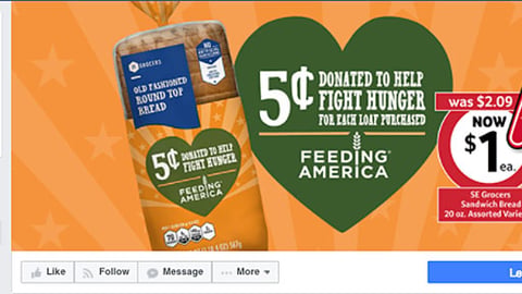 Winn-Dixie 'Help Fight Hunger' Facebook Cover