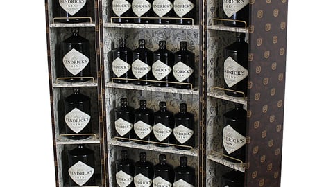 Hendrick’s Luggage Trunk Display