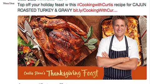 Winn-Dixie 'Thanksgiving Feast' Twitter Update