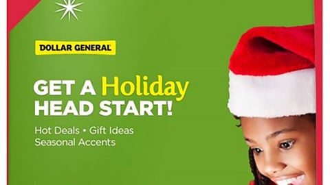 Dollar General 'Holiday Head Start' Facebook Update