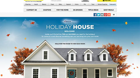 Dollar General SC Johnson 'Holiday House' Landing Page