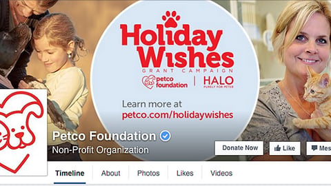 Petco Halo 'Holiday Wishes' Facebook Cover