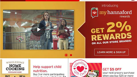 Hannaford 'Wholesome Home Cooking' Display Ad