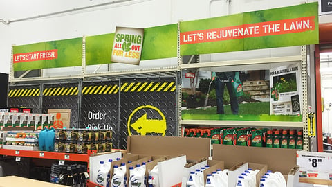 Home Depot 'Spring All Out For Less' In-Line Header