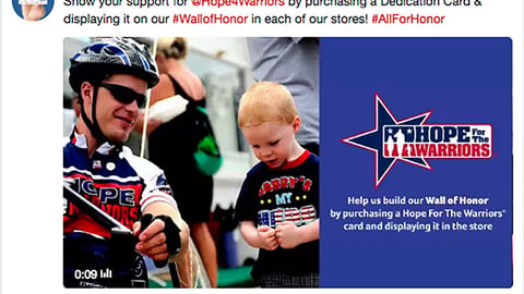 Winn-Dixie 'Show Your Support' Twitter Update