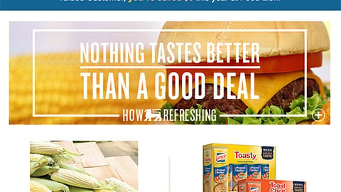 Food Lion 'How Refreshing' Email Ad