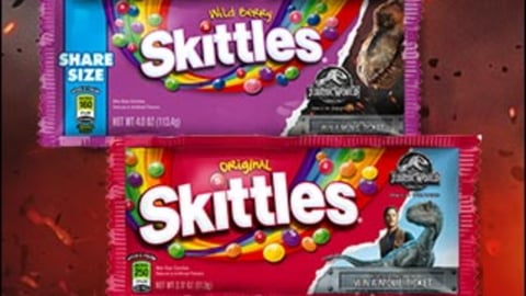 Skittles Walmart 'Jurassic World' Mobile Ad