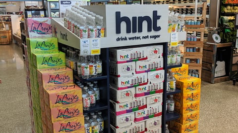 Hint 'Drink Water, Not Sugar' Floorstand