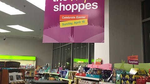 CVS 'The Hop Shoppes' Ceiling Sign