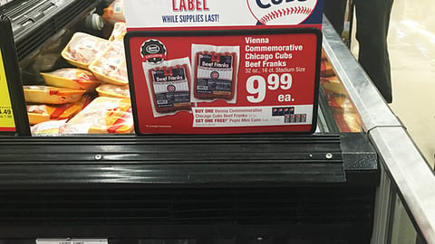 Vienna Beef 'Commemorative Label' Header Card