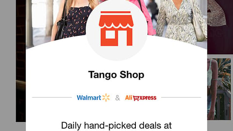 Tango Shop Landing Page