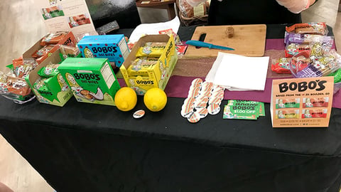 Bobo's Oat Bars Jewel Sampling Station