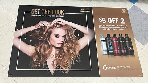 Tresemme Meijer 'Get the Look' Floor Cling
