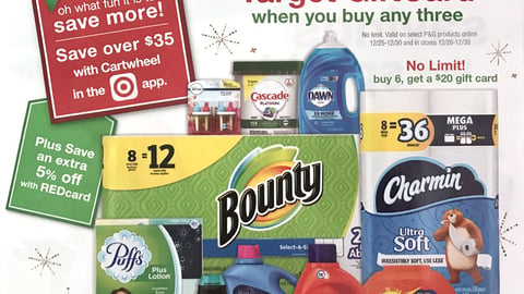 P&G Target Holiday FSI