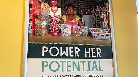 Whole Foods 'Power Her Potential' Framed Sign
