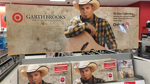 Target Garth Brooks Endcap Header