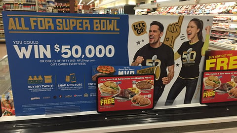 Jewel-Osco 'All for Super Bowl' Header