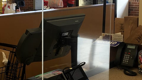 Jewel-Osco Checkout Plexiglas