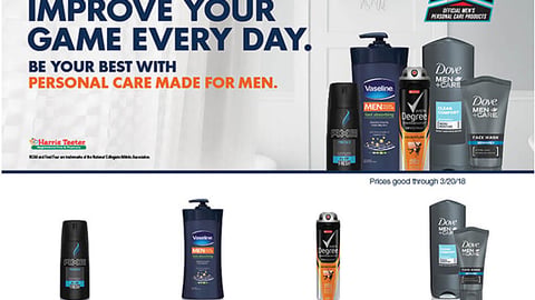 Harris Teeter Unilever 'Improve Your Game' Feature