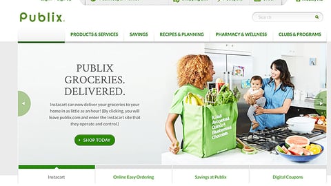 Publix Instacart 'Delivered' Carousel Ad