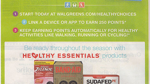 J&J Walgreens 'Stay Active' FSI