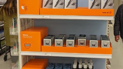 Target Harry's 'A Fresh Take' Endcap Header And Shelf Trays