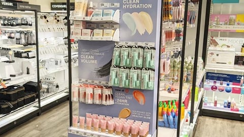 Target CoverGirl 'Clean Fresh Skincare' Endcap Display