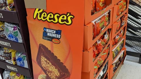Reese's 'March Madness' Half-Pallet Display