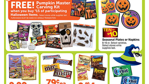 Jewel-Osco 'Free Pumpkin Masters Carving Kit' Feature