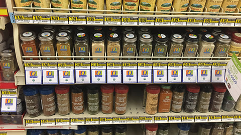 Jewel-Osco O Organics Spice Merchandising