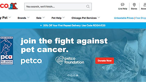 Petco Blue Buffalo 'Join the Fight Against Pet Cancer' Carousel Ad