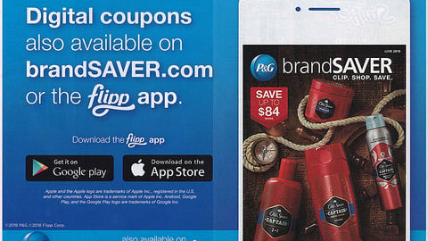 P&G brandSaver 'Digital Coupons' FSI