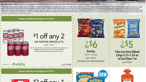Publix 'Jurassic World: Fallen Kingdom' Coupon Book Feature