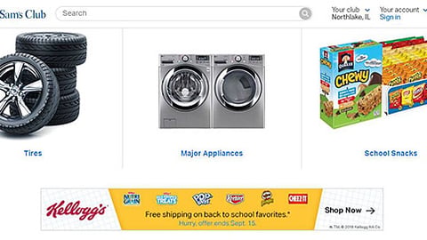 Sam's Club Kellogg's 'Free Shipping' Display Ad