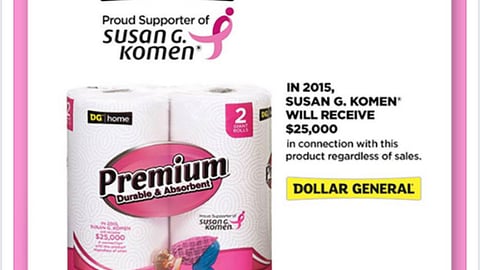 Dollar General DG Home 'Proud Supporter' Facebook Update