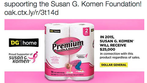 Dollar General DG Home 'Proud Supporter' Twitter Update