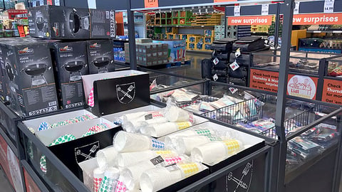 Lidl Grilling Display